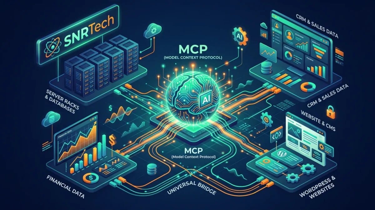 پروتکل MCP بهعنوان پل ارتباطی هوش مصنوعی با سرورها، دادههای مالی، CRM و وبسایت کسبوکار